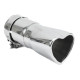 S jedním výstupem Koncovka výfuku RACES INOX 76mm, vstup 51 mm - Lesklá | race-shop.cz