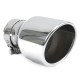 S jedním výstupem Koncovka výfuku RACES INOX 101mm, vstup 51 mm - Lesklá | race-shop.cz