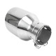 S jedním výstupem Koncovka výfuku RACES INOX 101mm, vstup 51 mm - Lesklá | race-shop.cz