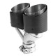 Se dvěma výstupy Koncovka výfuku RACES CARBON 2x101mm, vstup 76mm - Matná | race-shop.cz