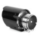 S jedním výstupem Koncovka výfuku RACES CARBON 89mm, vstup 60mm - Lesklá | race-shop.cz