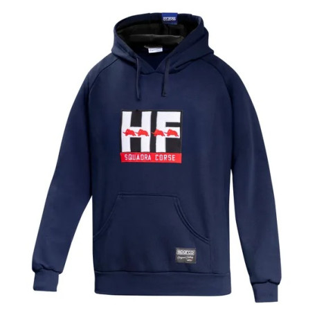 Mikiny a bundy Sparco mikina HF Squadra Corse, modrá námořnická | race-shop.cz