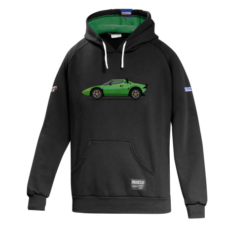 Mikiny a bundy Sparco mikina Lancia Stratos,černá | race-shop.cz