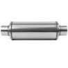 Nerezový středový tlumič RACES 49, vstup / výstup 2,5 "(63mm)