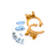 Adaptery na brzdiče IRP Rear second caliper adapter (bracket) BMW E8x, E9x | race-shop.cz