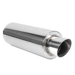 Nerezový koncový tlumič RACES 27, vstup 2 "(51mm) SS201