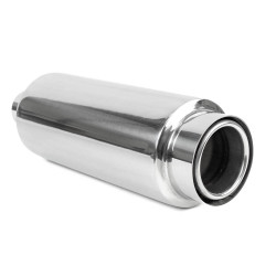 Nerezový koncový tlumič RACES 26, vstup 2,36 "(60mm)