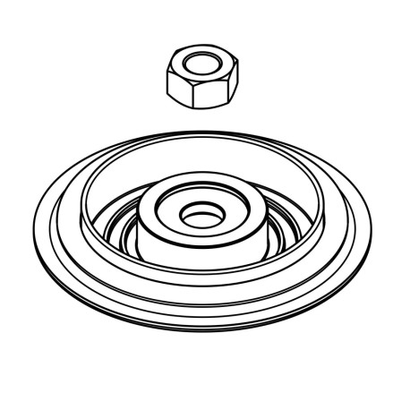 Accessories GARRETT 910476-0001 DIAPHRAGM KIT, 40MM (INCLUDES DIAPHRAGM ASSY AND VALVE STEM NUT) FOR WASTEGATE GVW-40 | race-shop.cz