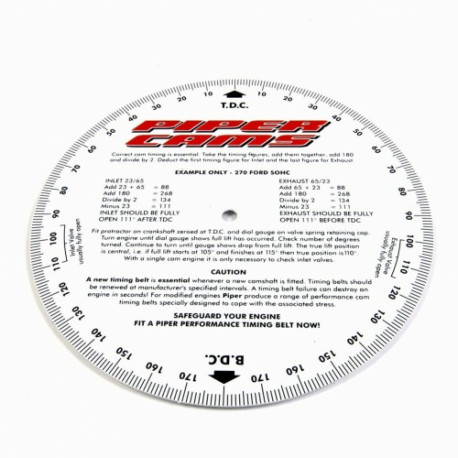 Části motoru Piper Timing Disc Small | race-shop.cz