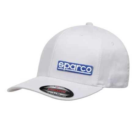Čepice a kšiltovky Sparco FLEXFIT čepice biela | race-shop.cz