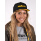Motec HALFTECH snapback cap, black/yellow | race-shop.cz