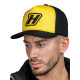 Motec HALFTECH Snapback Cap, yellow with H logo | race-shop.cz