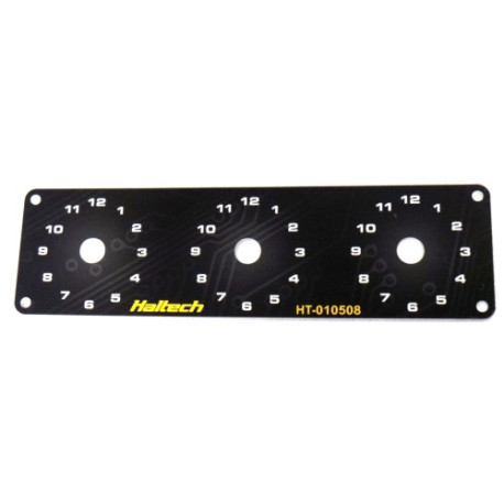 Haltech Haltech Triple Switch Panel Only includes Yellow & Red knobs | race-shop.cz