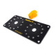 Haltech Haltech Dual Switch Panel Kit - includes Yellow knob | race-shop.cz