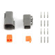 Motec Haltech Plug and Pins Only Set Deutsch DTM-6 Conn (7.5 Amp) | race-shop.cz