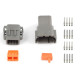 Motec Haltech Plug & Pins Only Set of Deutsch DTM-8 Conn (7.5 Amp) | race-shop.cz