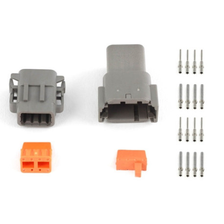 Motec Haltech Plug & Pins Only Set of Deutsch DTM-8 Conn (7.5 Amp) | race-shop.cz