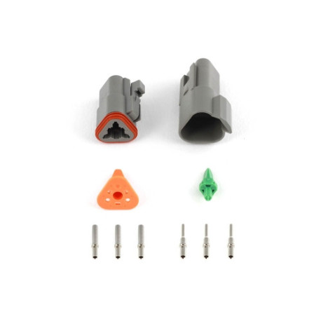 Haltech Haltech Plug & Pins Only Set DT-3 Conn (DT06-3S + DT04-3P) ( | race-shop.cz