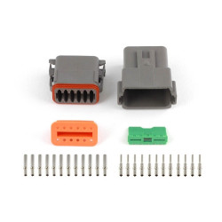 Haltech Plug & Pins Only Set DT-12 Conn (DT06-12S + DT04-12P