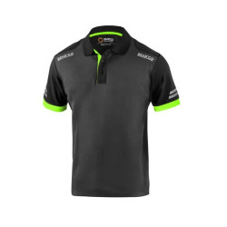 Polokošile SPARCO TECH TW, šedá/fluo zelená