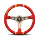 Volanty 3 ramenný volantMOMO DRIFTING 350mm, red microfibre | race-shop.cz