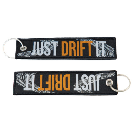 Klíčenky RACES Jet tag klíčenka - Just Drift It Černá | race-shop.cz