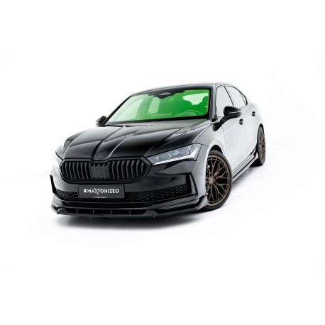 Body kit a vizuální doplňky Přední splitter V.2 Skoda Superb Sportline Mk4 | race-shop.cz