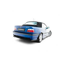 MAXTON DESIGN zadní boční splittery pro BMW M3 / 3 M-Pack Coupe / Cabrio E36, lesklá černá