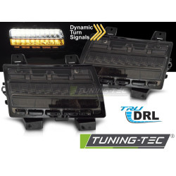 Přední směrový DRL SEQ proJEEP WRANGLER JL 18-23 (Fajčený)