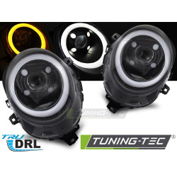 Světla trubice světla DRL pro MINI COOPER F55 / F56 / F57 14-17 (lesklý černý)