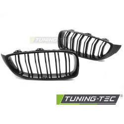 Sportovní mřížka pro BMW F32 / F33 / F36 13-20 (lesklý černý s dvojitými pruhy)