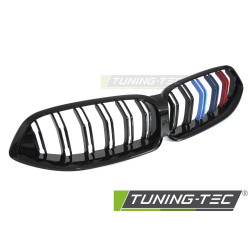 Sportovní mřížka Double Bar pro BMW G14 / G15 18-22 (lesklý černý tříbarevný)