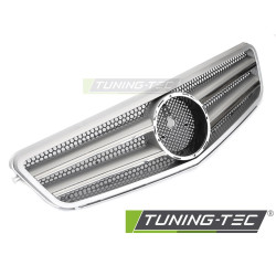 Sportovní maska pro MERCEDES W204 / S204 07-14 (Stříbrný chrom)