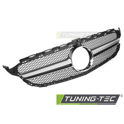 Maska s KAMEROU pro MERCEDES W205 14-18 / S205 14-18 / C205 15-18 / A205 16-18 (Čierna strieborná)