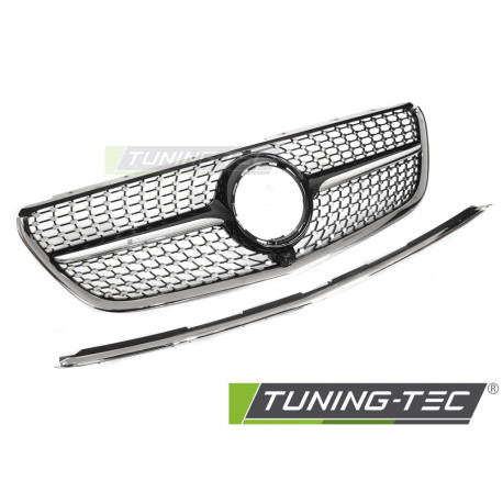 Body kit a vizuální doplňky Maska pro MERCEDES VITO W447 14-19 (Diamantová čierna chrom) | race-shop.cz