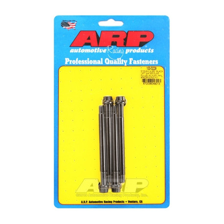 Části motoru ARP 8740 Chrome Moly Water Pump Pulley Stud with 3.000" Fan Spacer, Black 12-Point - 5/16-24 x 4.250" | race-shop.cz