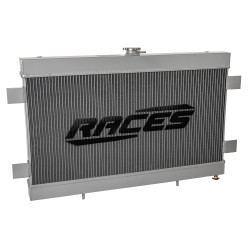 RACES Univerzální závodní vodní chladič - 750×510×63mm - Stříbrný