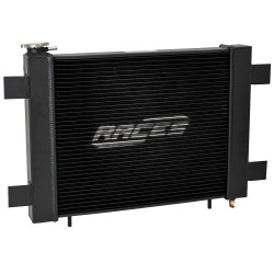 RACES Univerzální závodní vodní chladič - 660×440×65mm - Černý