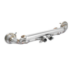 Supersprint Rear exhaust right - left with valves (For OEM endpipes) PORSCHE 992 GT3 4.0i 21+ (Cat. / GPF Back)