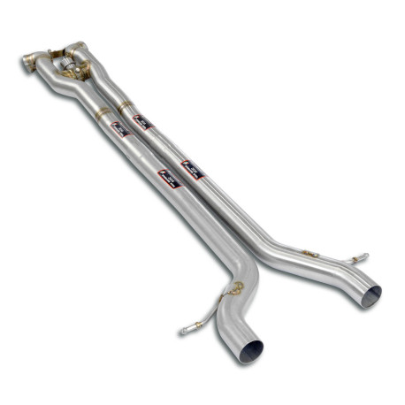 Výfukové systémy SUPERSPRINT Supersprint H-Pipe Mid Section with valve PORSCHE Panamera Sedan GTS 4.0L V8 17+ (with valve) | race-shop.cz