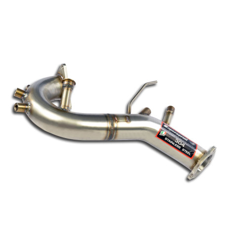Výfukové systémy SUPERSPRINT Supersprint Downpipe kit (nahrazuje filtr pevných částic) s otvory pro senzory Audi A4 2.7 TDI / 3.0 TDI 08-15 | race-shop.cz