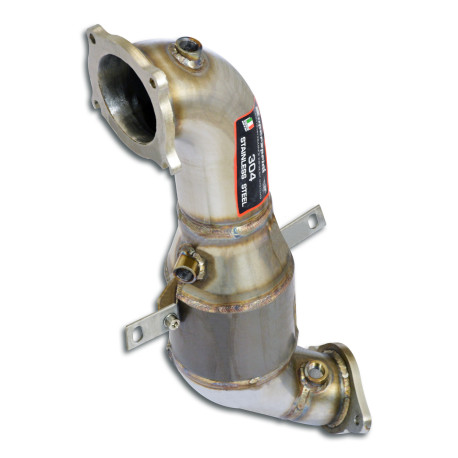 Výfukové systémy SUPERSPRINT Supersprint Downpipe + Metallic catalytic converter ALFA ROMEO GIULIA 2.0i Turbo 16-18 | race-shop.cz