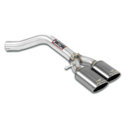 Supersprint Rear pipe Right 100x75 "Gun Metal Grey" (Muffler delete) AUDI A6 C7 4G (Sedan + Avant) 2.0 TFSI 11-12