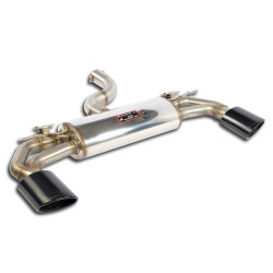 Supersprint Rear exhaust with valves right - left 145x95 "Gun Metal Grey" AUDI RS3 8V Sedan QUATTRO 2.5 TFSI 17-21 (with valve)