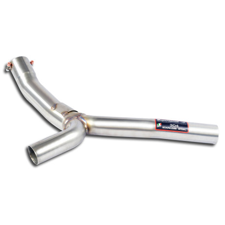 Výfukové systémy SUPERSPRINT Supersprint Central "Y-Pipe" AUDI S4 Quattro Sedan 3.0 TFSi V6 16-18 (with valve) | race-shop.cz