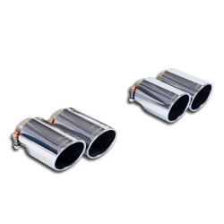 Supersprint Endpipe kit 4 exit OO90 Right + OO90 Left AUDI S4 Quattro Sedan 3.0 TFSi V6 16-18 (with valve)