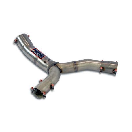 Výfukové systémy SUPERSPRINT Supersprint Central "Y-Pipe" AUDI RS4 Quattro (Avant) 2.9 TFSi V6 18-19 (with valve) | race-shop.cz