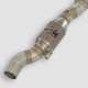Výfukové systémy SUPERSPRINT Supersprint Downpipe Right+ Metallic catalytic converter AUDI A6 RS6 QUATTRO (Sedan + Avant) 4.2i V8 Turbo 02-04 | race-shop.cz