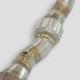 Výfukové systémy SUPERSPRINT Supersprint Downpipe Right+ Metallic catalytic converter AUDI A6 RS6 QUATTRO (Sedan + Avant) 4.2i V8 Turbo 02-04 | race-shop.cz