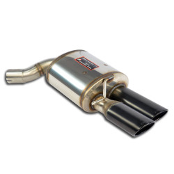 Supersprint Rear exhaust Right 100x75 "Gun Metal Grey" AUDI S6 C7 4G (Sedan + Avant) 4.0 TFSI 12-14